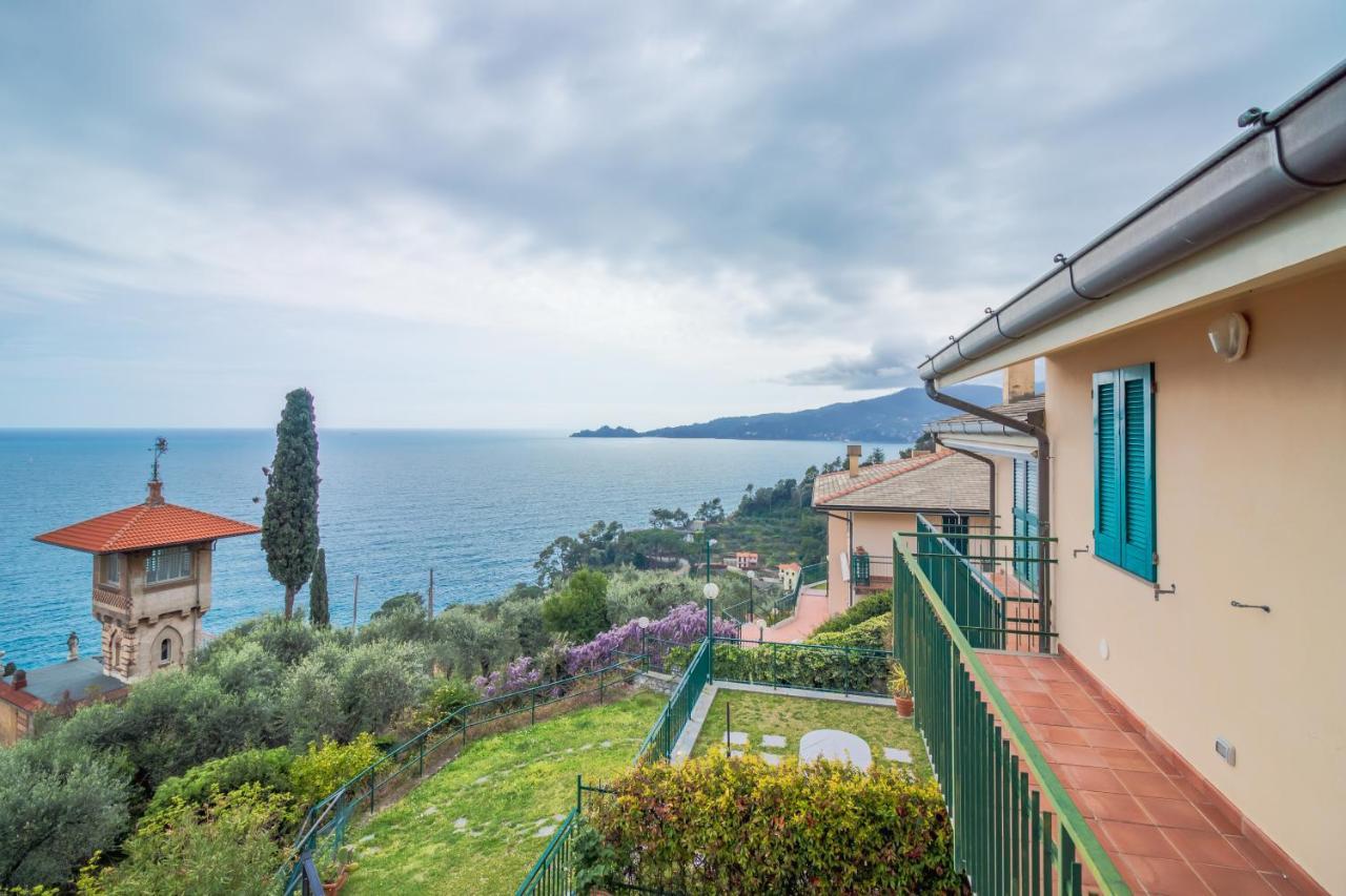 Casa Camilla Relax Con Una Vista Da Sogno Zoagli Exterior foto